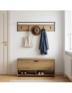Appendiabiti Rovere Artigianale 100 x 30 x 25 cm