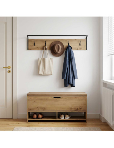 Appendiabiti Rovere Artigianale 100 x 30 x 25 cm