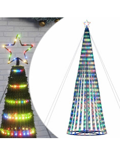 Albero di Natale a LED 1028 LED Colorato 403 cm 2