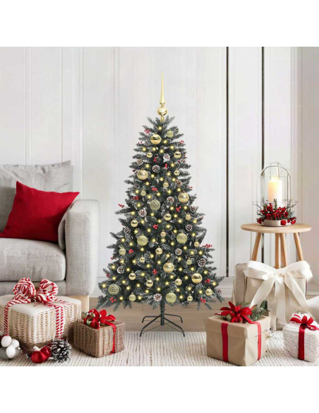 Albero di Natale artificiale con 150 LED Verde 120 cm