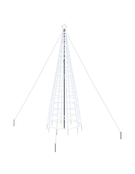 Albero di Natale LED EKENAS 400 cm 800 LED Bianco freddo