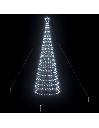 Albero di Natale LED EKENAS 400 cm 800 LED Bianco freddo