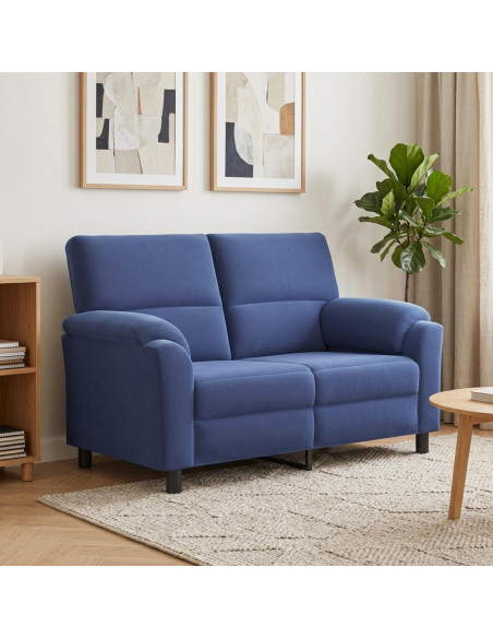 Divano Blu Polizia 154 x 85 x 93 cm Velluto
