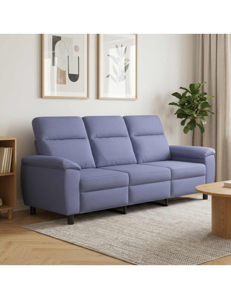Divano Blu jeans 214 x 90 x 95 cm Tessuto