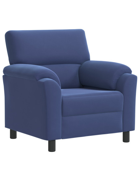 Divano Blu Polizia 94 x 85 x 93 cm Velluto