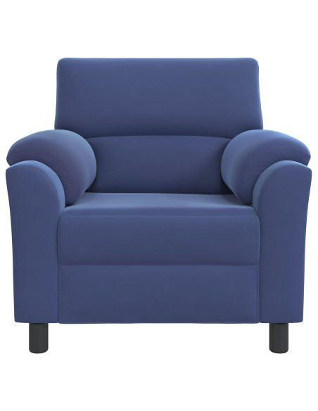 Divano Blu Polizia 94 x 85 x 93 cm Velluto