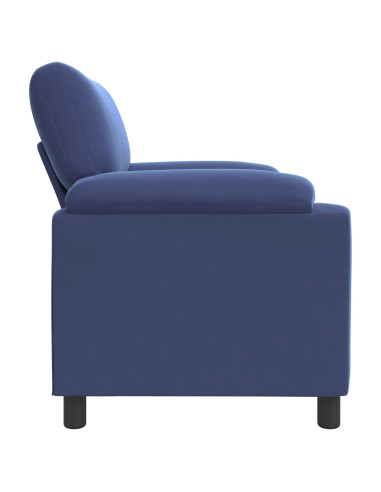 Divano Blu Polizia 94 x 85 x 93 cm Velluto
