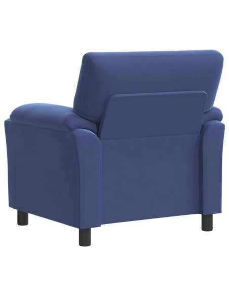 Divano Blu Polizia 94 x 85 x 93 cm Velluto