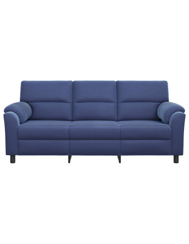 Divano Blu Polizia 214 x 85 x 93 cm Velluto