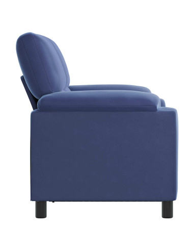 Divano Blu Polizia 154 x 85 x 93 cm Velluto