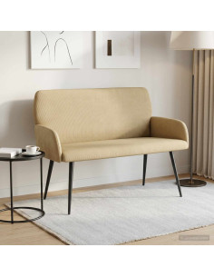 Divano 2 posti con gambe in metallo 2 posto Grigio Verde