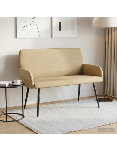 Divano 2 posti con gambe in metallo 2 posto Grigio Verde