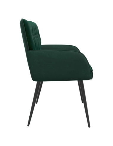 Divano a 2 posti con gambe in metallo 2 posto Verde Scuro