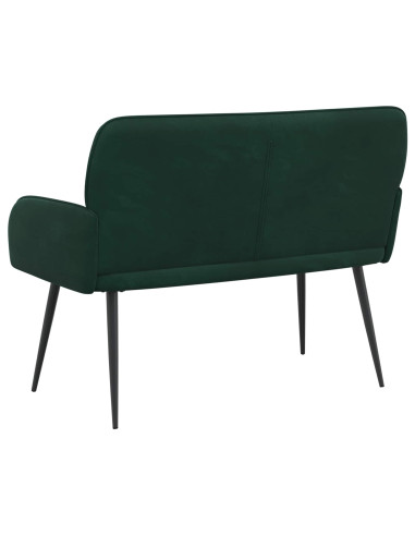 Divano a 2 posti con gambe in metallo 2 posto Verde Scuro
