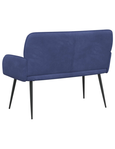 Divano a 2 posti con gambe in metallo 2 posto Blu Polizia