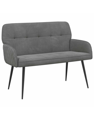 Divano a 2 posti con gambe in metallo 2 posto Grigio Scuro