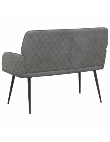 Divano a 2 posti con gambe in metallo 2 posto Grigio Scuro