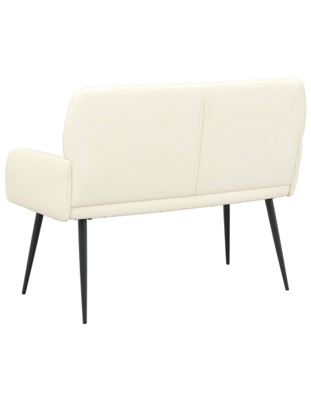 Divano 2 posti con gambe in metallo 2 posto Crema