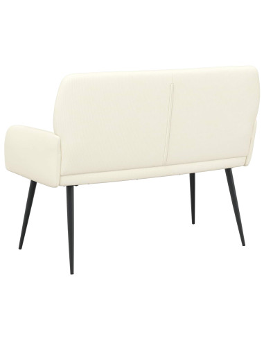 Divano 2 posti con gambe in metallo 2 posto Crema