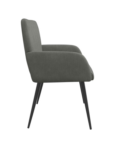 Divano 2 posti con gambe in metallo 2 posto Grigio Scuro