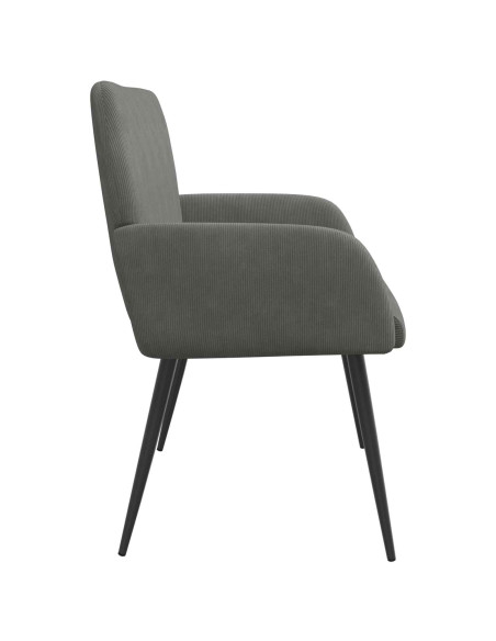 Divano 2 posti con gambe in metallo 2 posto Grigio Scuro