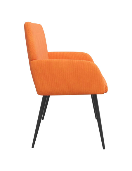 Divano 2 posti con gambe in metallo 2 posto Arancione