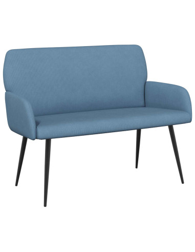 Divano 2 posti con gambe in metallo 2 posto Blu