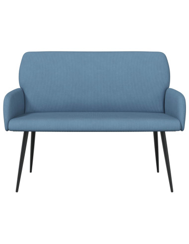 Divano 2 posti con gambe in metallo 2 posto Blu