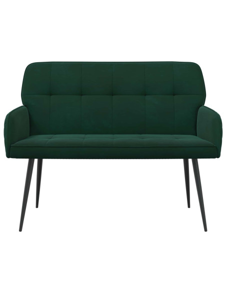 Divano a 2 posti con gambe in metallo 2 posto Verde Scuro