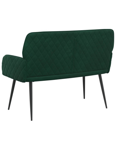 Divano a 2 posti con gambe in metallo 2 posto Verde Scuro