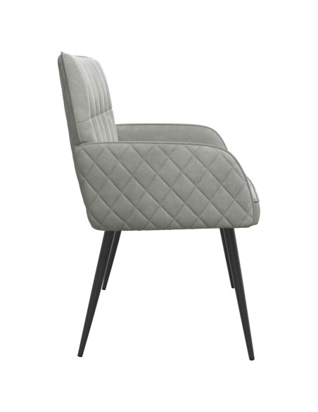 Divano a 2 posti con gambe in metallo 2 posto Grigio Chiaro