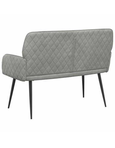 Divano a 2 posti con gambe in metallo 2 posto Grigio Chiaro