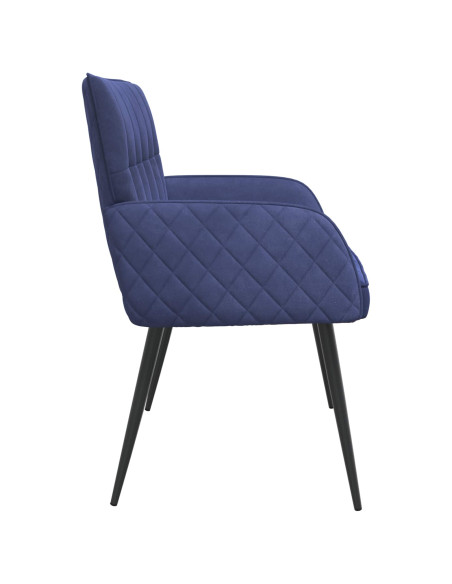 Divano a 2 posti con gambe in metallo 2 posto Blu Polizia