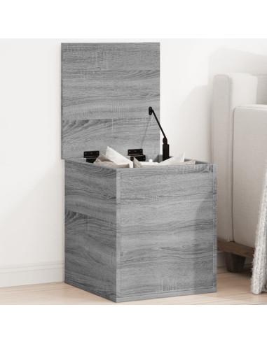 Contenitore Grigio Sonoma 40x42x46 cm Legno Multistrato
