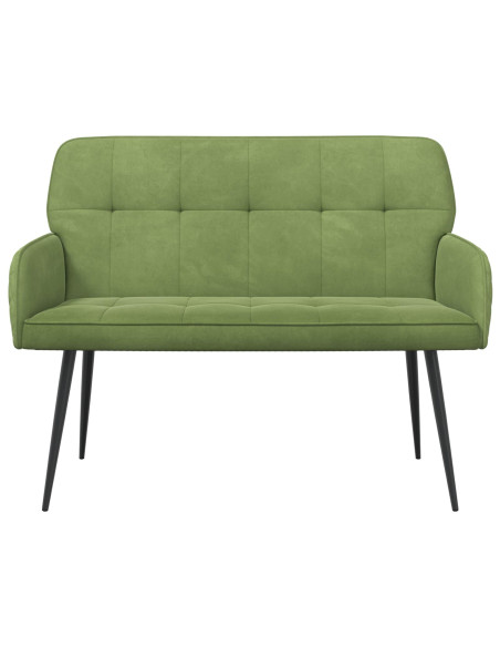 Divano a 2 posti con gambe in metallo 2 posto Verde chiaro