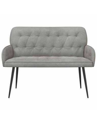 Divano a 2 posti con gambe in metallo 2 posto Grigio Chiaro