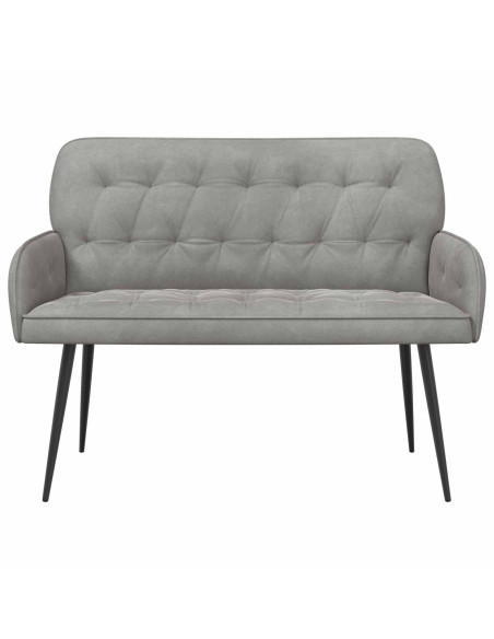 Divano a 2 posti con gambe in metallo 2 posto Grigio Chiaro
