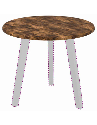 Piano del tavolo Ø 50 x 1,5 cm Rotondo Legno ingegnerizzato