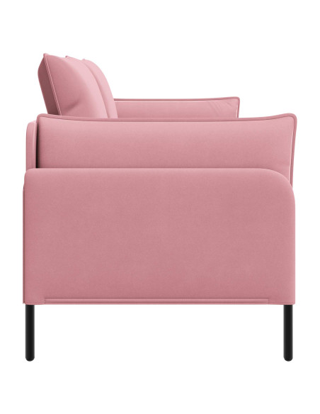 Divano a 2 Posti 2 posto Rosa 188 x 81 x 89 cm Velluto