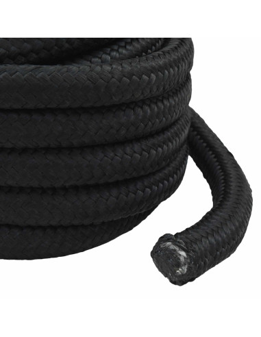 Corda multiuso 50 mm 25 m Nero PP 15000 kg Carico massimo