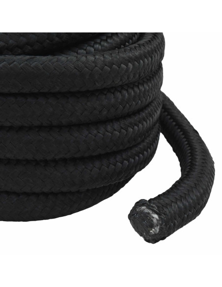 Corda multiuso 50 mm 25 m Nero PP 15000 kg Carico massimo