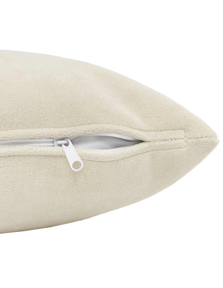 Federa 2 pcs HEERLEN Crema 30 x 30 cm Fleece in microfibra