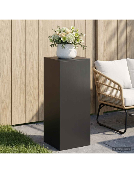 Supporto per piante Nero 40 x 40 x 100 cm Acciaio