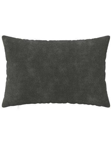 Federa 6 pcs HEERLEN Antracite 40 x 60 cm Fleece in microfibra