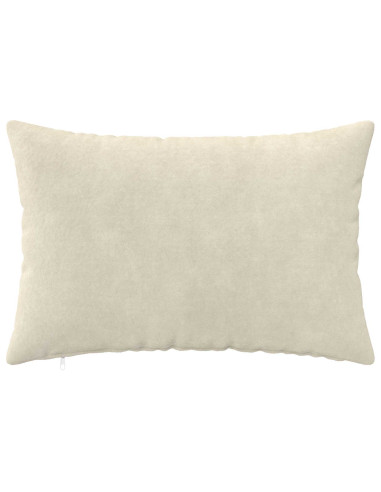 Federa 6 pcs HEERLEN Crema 50 x 70 cm Fleece in microfibra