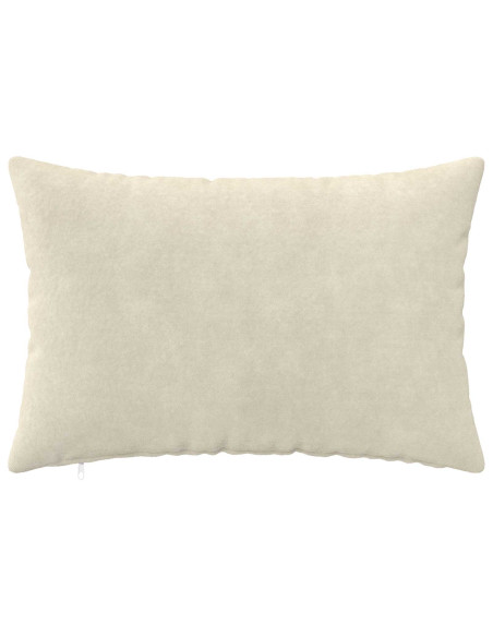 Federa 6 pcs HEERLEN Crema 50 x 75 cm Fleece in microfibra