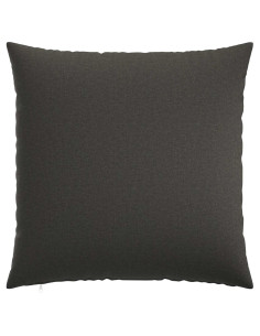 Federa 2 pz HEERLEN Grigio Scuro 65 x 65 cm Tessuto 2