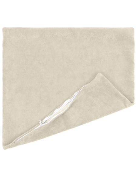 Federa 2 pcs HEERLEN Crema 70 x 70 cm Fleece in microfibra