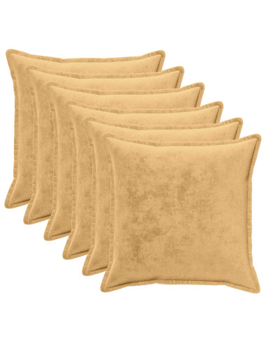 Federa 6 pcs HOUTEN Tortora 55 x 55 cm Flanella