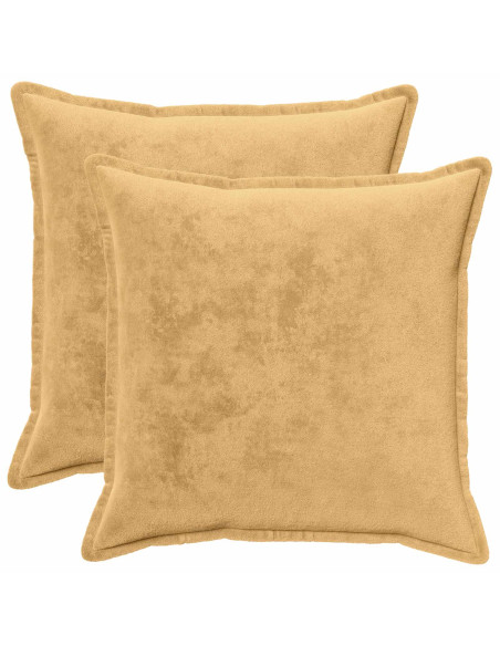 Federa 2 pcs HOUTEN Tortora 65 x 65 cm Flanella